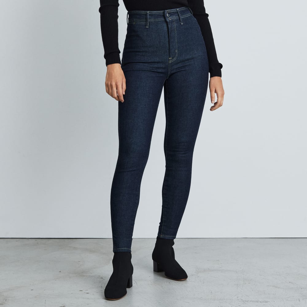 The Way-High® Clean Front Skinny Jean  | Dark Indigo | 28.5” Inseam
