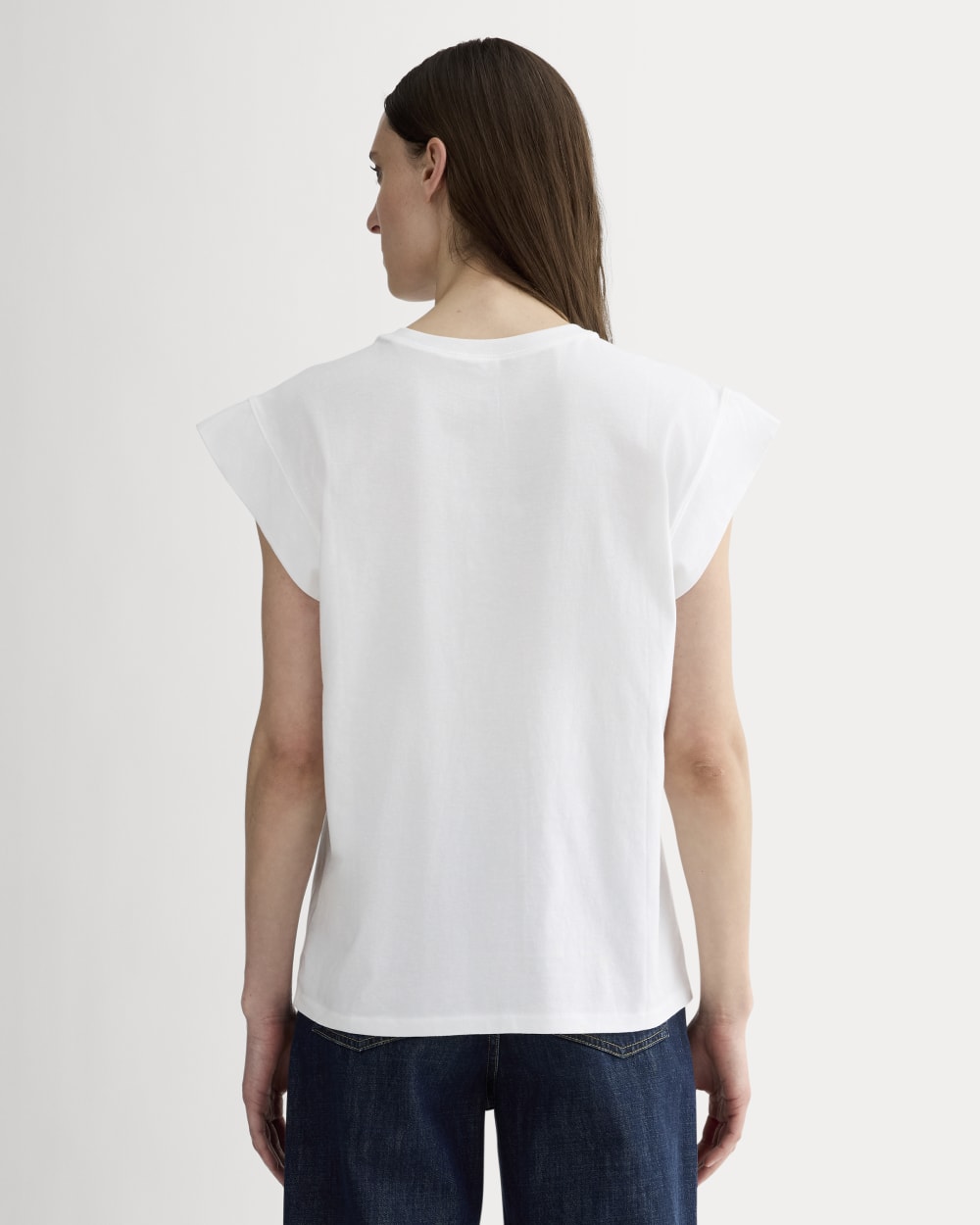 The Muscle Tee in Essential Cotton | White