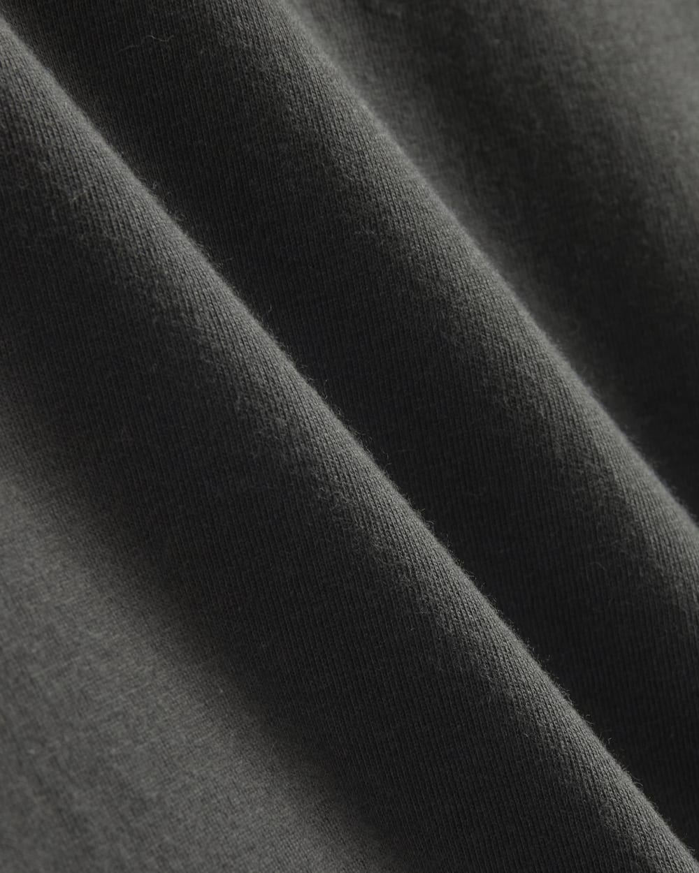 The Box-Cut Tee in Essential Cotton | Washed Black | Pocket