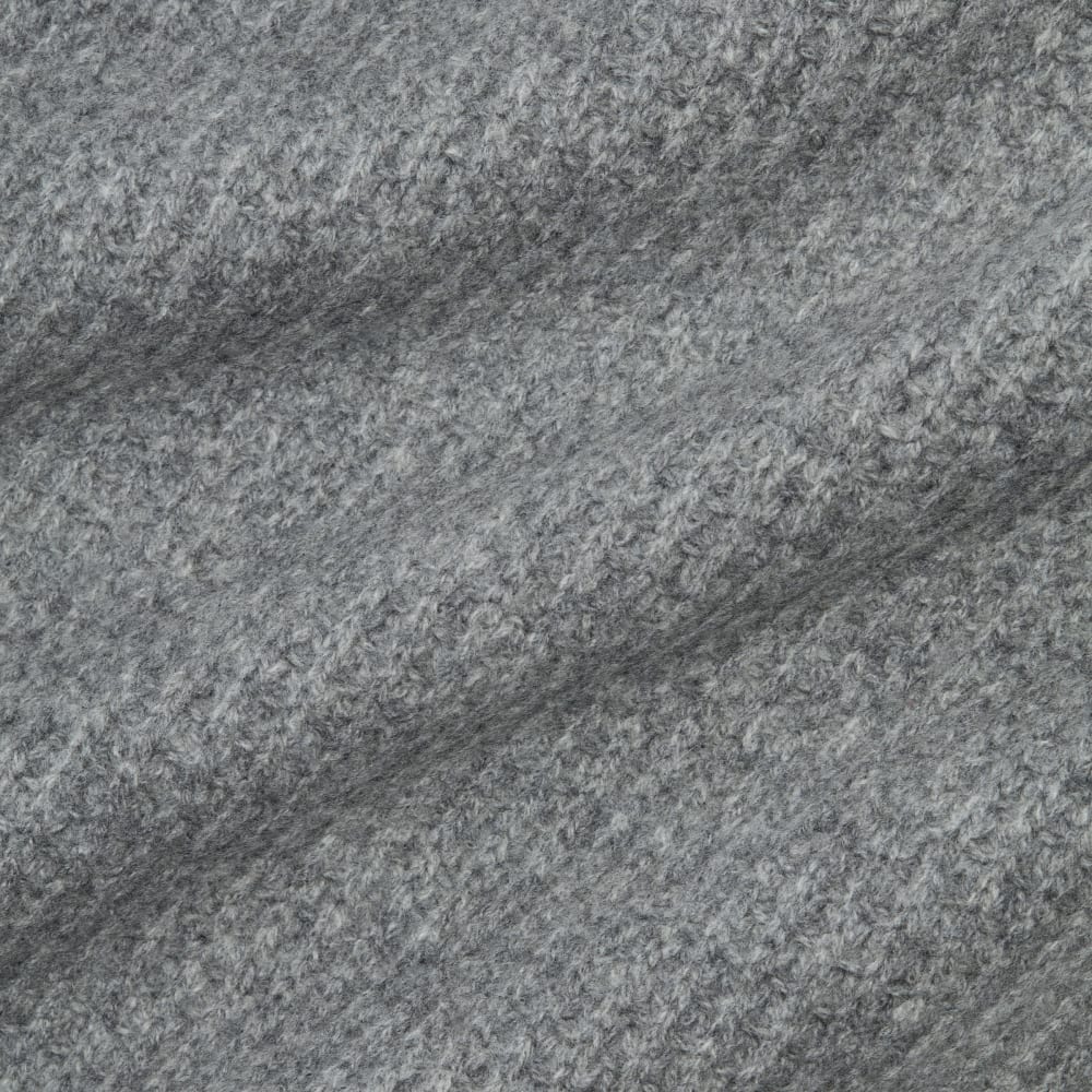 The Felted Merino Waffle-Knit Scarf | Mid Heathered Grey