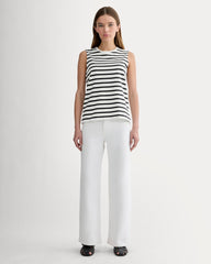 The Mariner Tank | Black / Canvas Tan