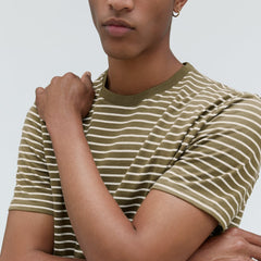 The Organic Cotton Crew | Olive / Canvas