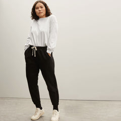 The Organic Cotton Long-Sleeve Tee |  Heathered Grey