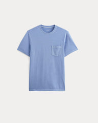 The Essential Organic Garment-Dyed Crew | Granada Sky Blue Garment Dye