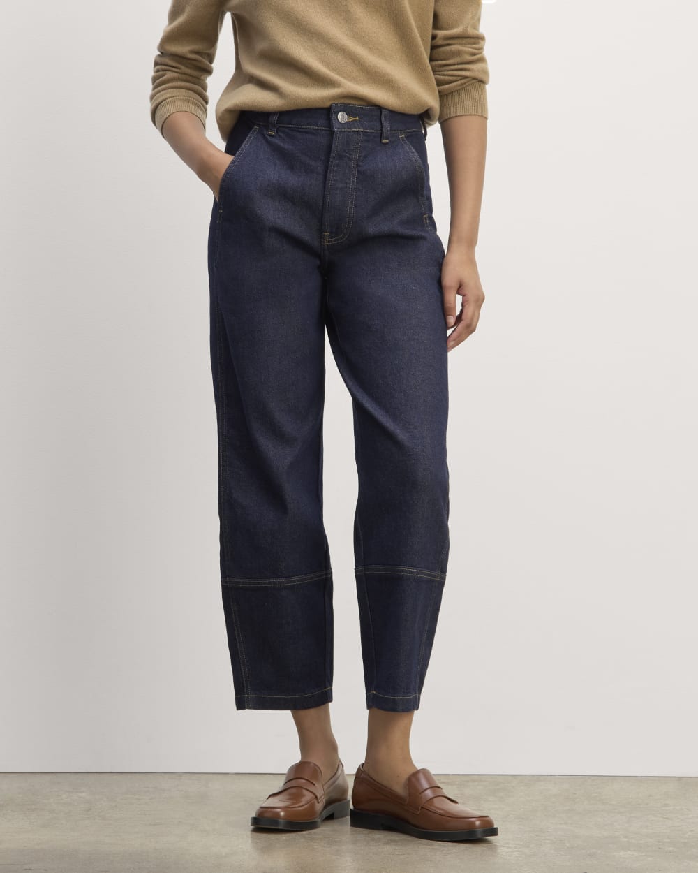 The Utility Barrel Jean | Pure Blue | Regular