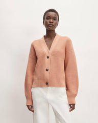 The Boxy Cardigan in Everyday Cotton | Blush Pink