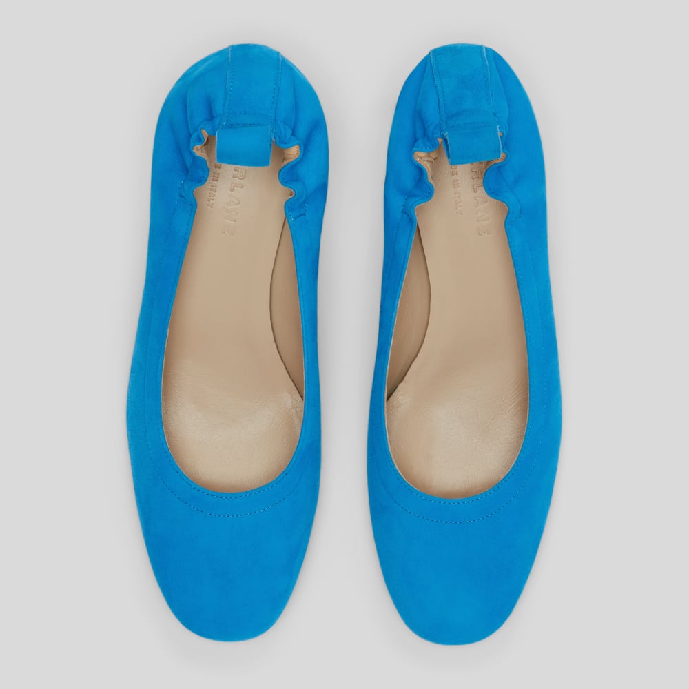 The Day Heel in Narrow Fit | Brilliant Blue Suede