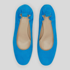The Day Heel in Narrow Fit | Brilliant Blue Suede