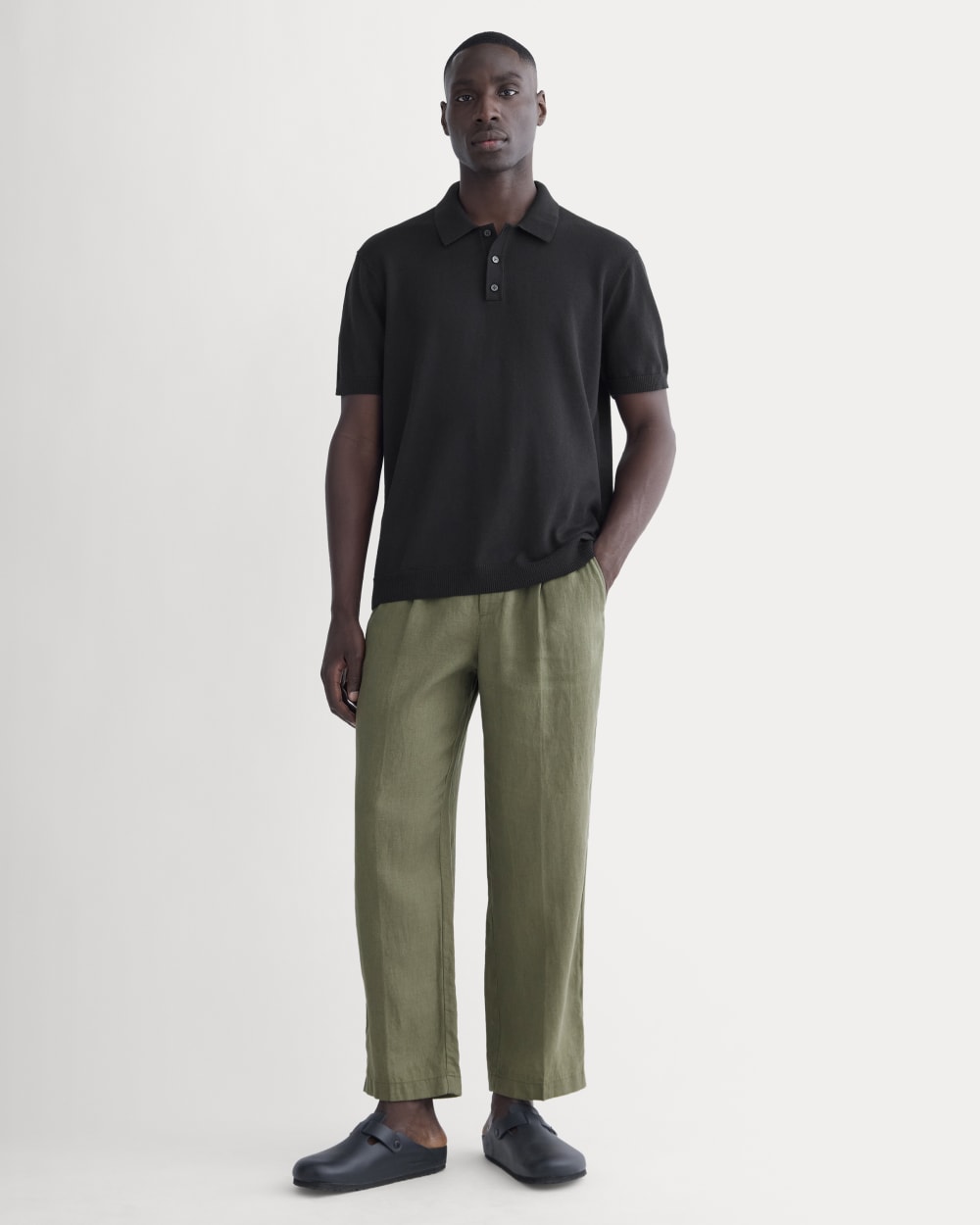 No-Sweat Polo | Black