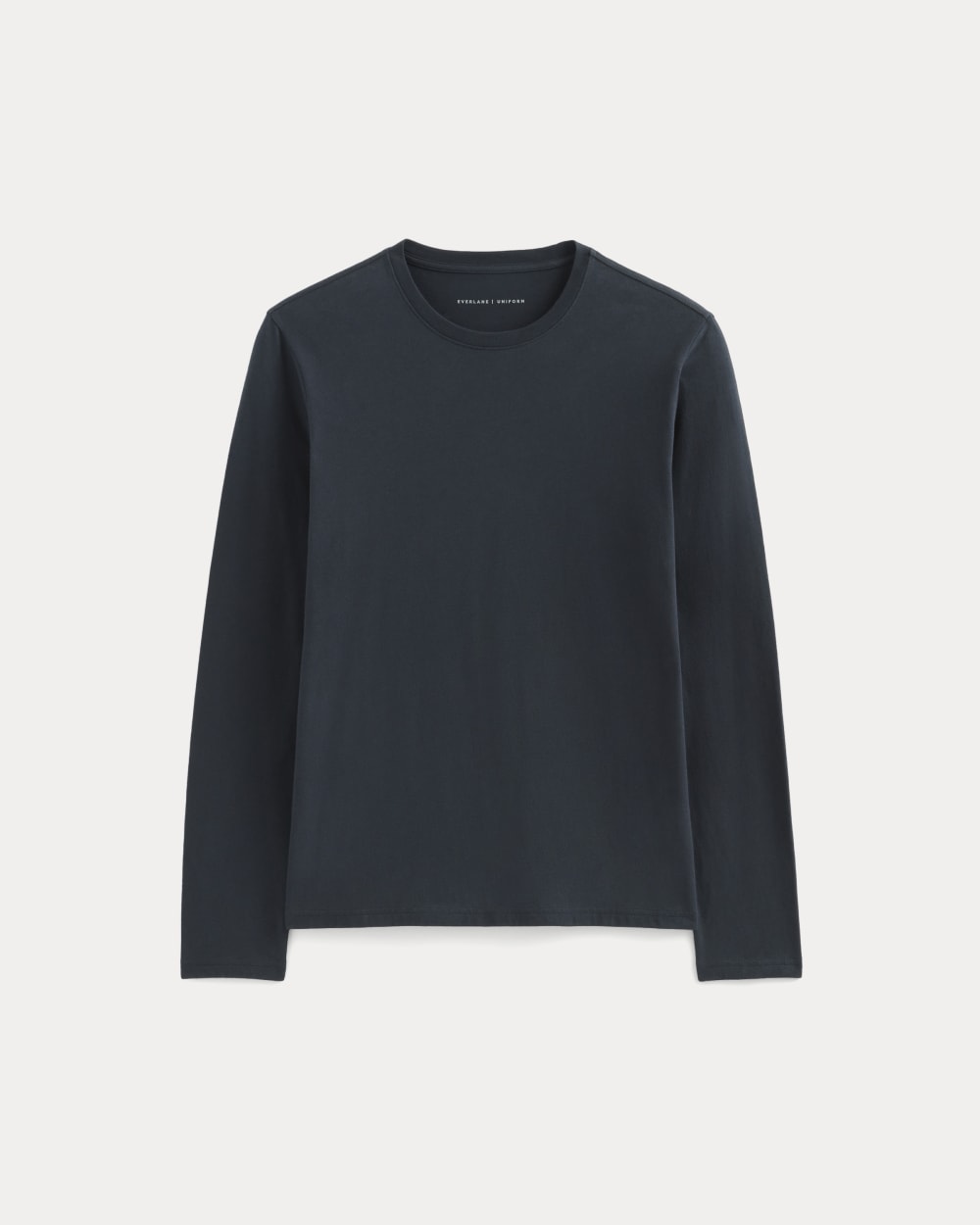 The Essential Organic Long-Sleeve Tee | Deep Navy