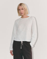 The Perform Crew Tee | White