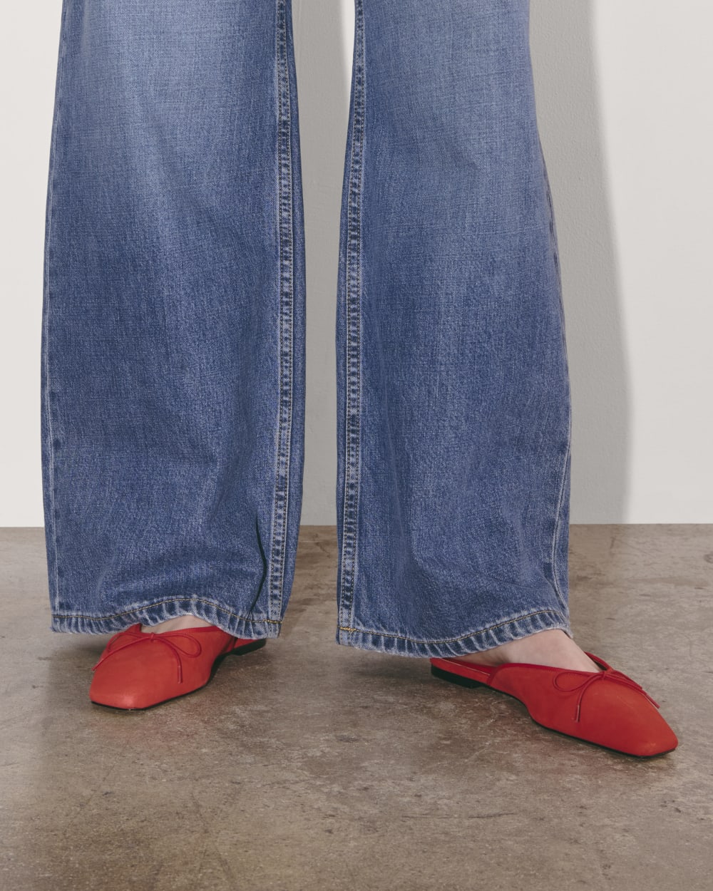 The Ballet Mule | Classic Red Suede