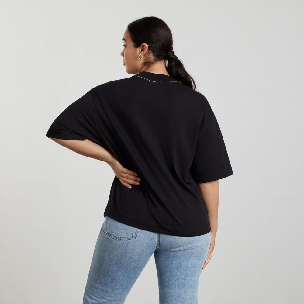 The Premium Weight Relaxed Tee | Black