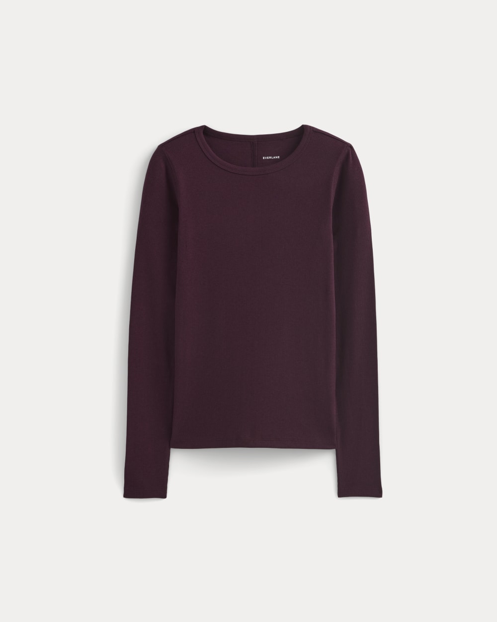 The Luxe Rib Long-Sleeve Crew | Heathered Port Royale