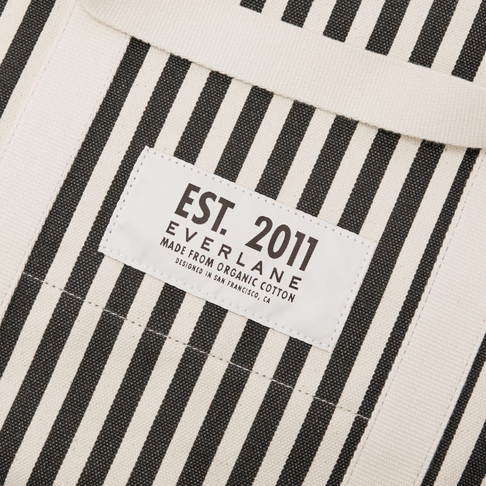 The Organic Canvas Weekender | Black / Bone