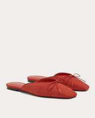 The Ballet Mule | Classic Red Suede