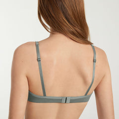 The Cotton Bralette | Dark Sage