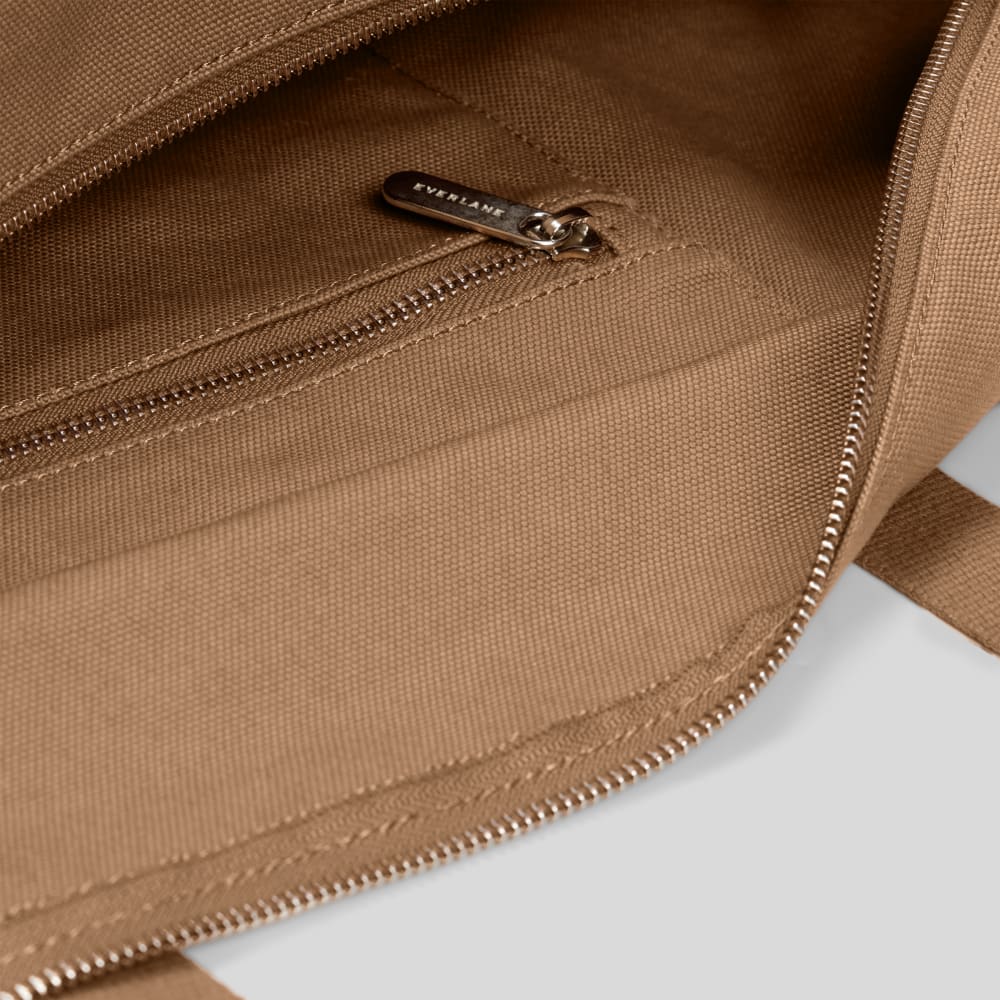 The Organic Canvas Weekender | Cappuccino