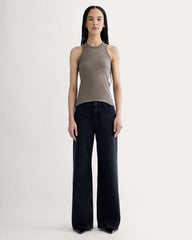 The Shimmy Cutaway Tank | Taupe