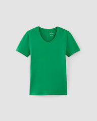 The Supima® Form Crew Neck Tee | Grass Green