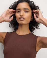 The Form Tank | Dark Mahogany