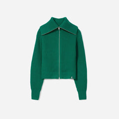 The Chunky Cardigan | Ultramarine Green