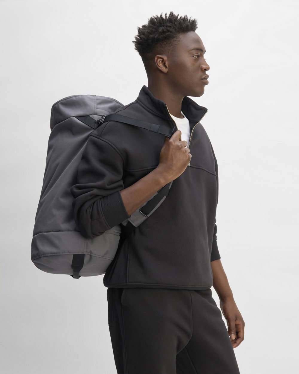 The ReNew Transit 4-Way Duffle | Slate Grey