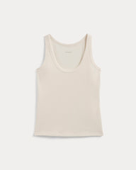 The Shimmy Scoop-Neck Tank | Bone