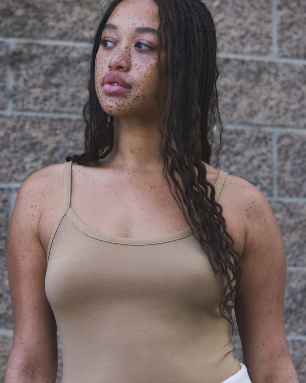 The Supima® Form Spaghetti Strap Cami | Tiger's Eye