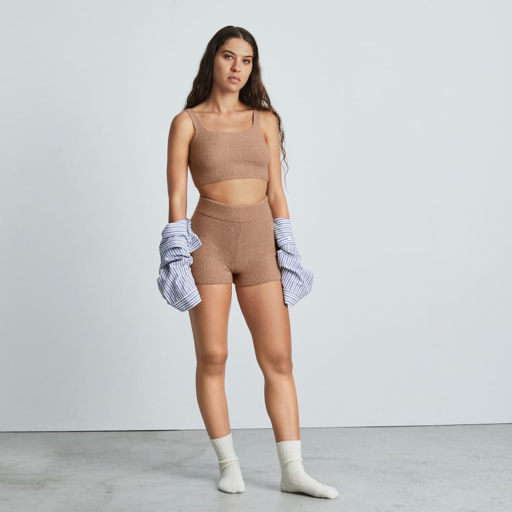 The Cozy-Stretch Tank | Camel