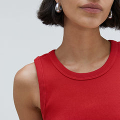 The Ribbed Cutout Tank | Ruby