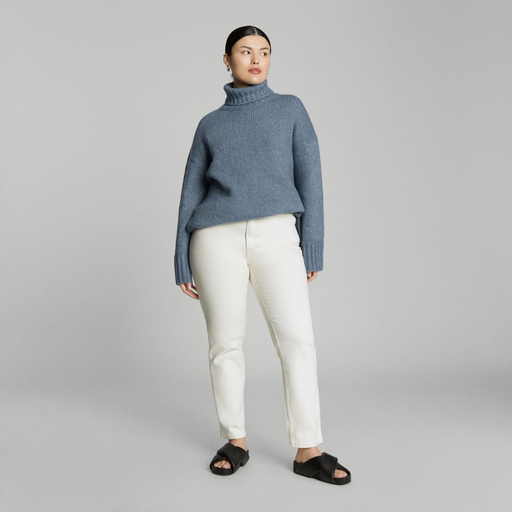 The Cloud Turtleneck | Faded Blue
