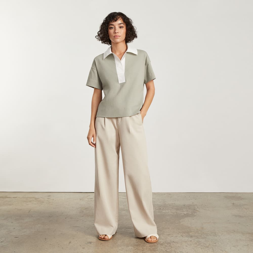 The Retro Jersey Polo | Smoke / Bone