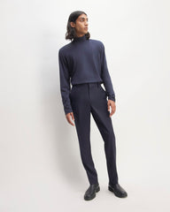 The Organic Cotton Long-Sleeve Turtleneck | Deep Navy