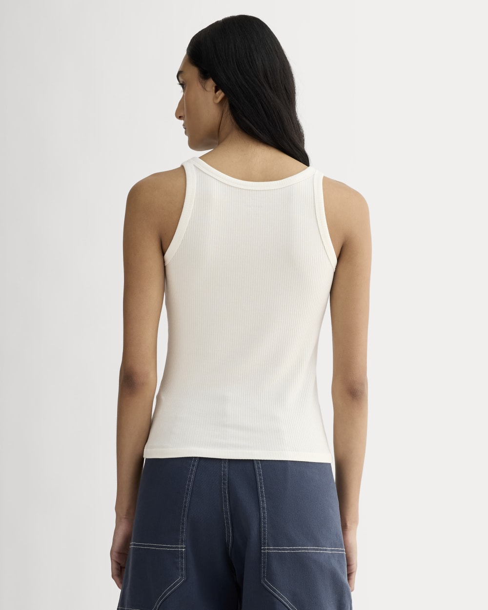 The Shimmy Scoop-Neck Tank | Bone