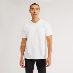 The Premium-Weight Pocket Tee | Uniform | White
