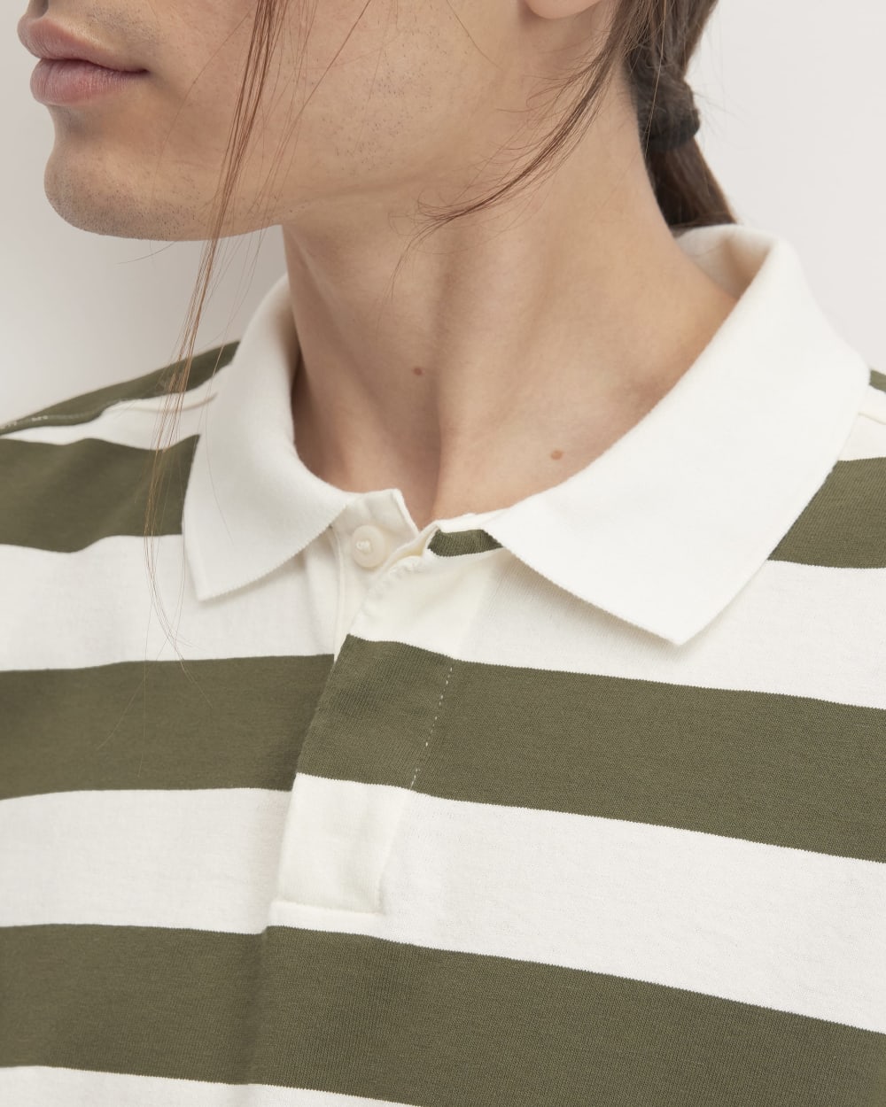 The Premium-Weight Rugby Shirt | Kalamata / Bone