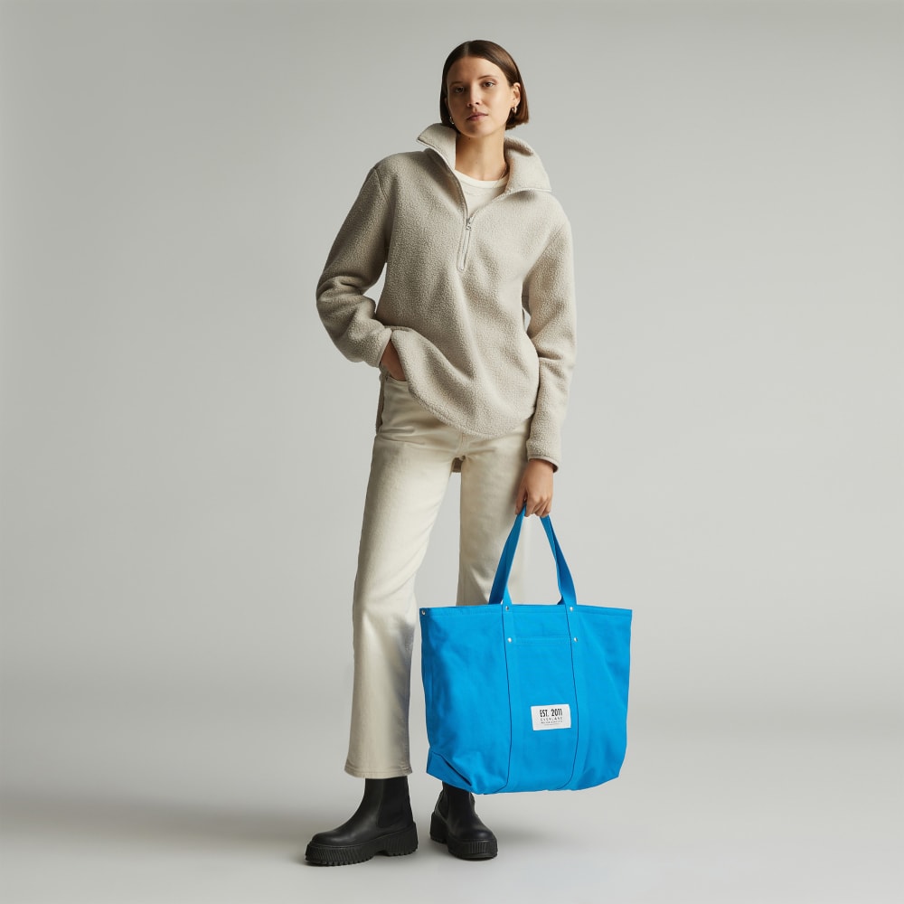 The Organic Canvas Weekender | Brilliant Blue