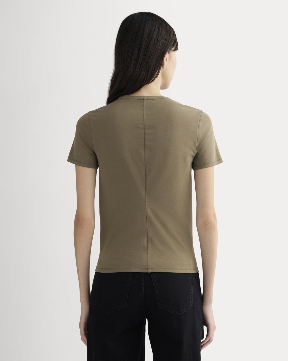 The Form Tee | Deep Taupe