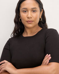 The Shimmy Tee | Black
