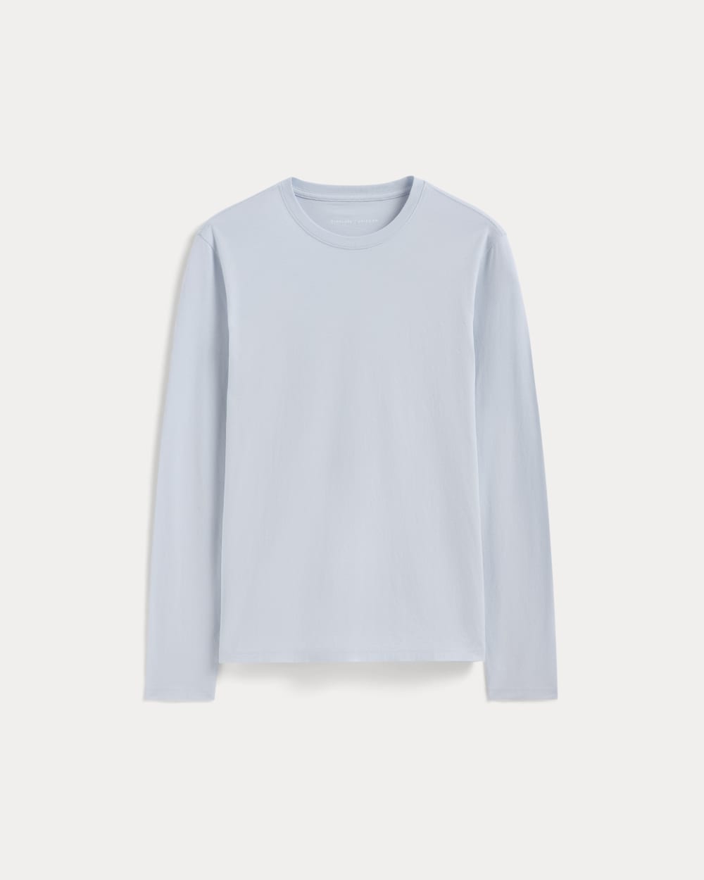 The Essential Organic Long-Sleeve Tee | Air Blue