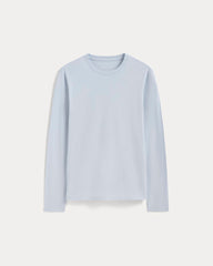 The Essential Organic Long-Sleeve Tee | Air Blue