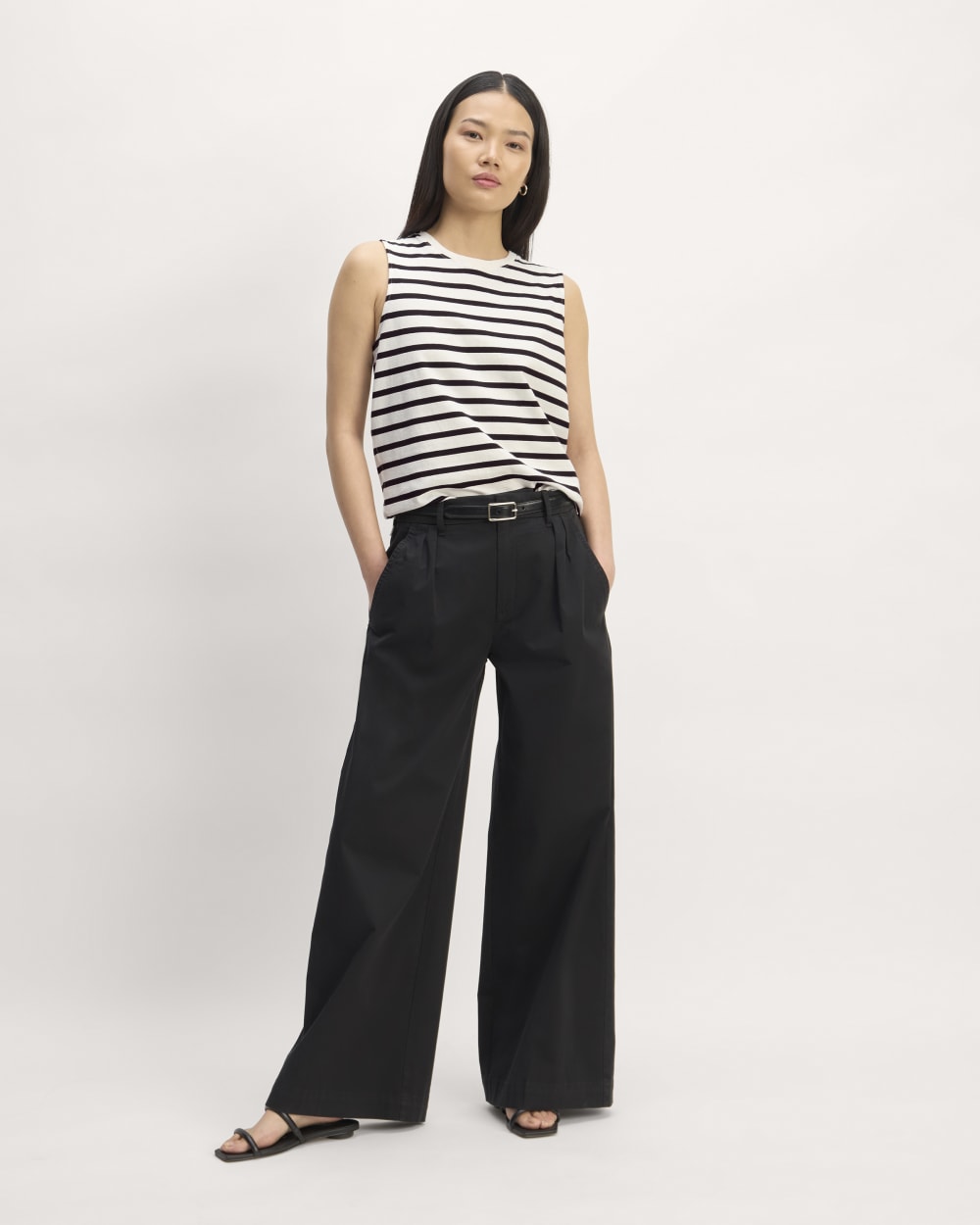 The Mariner Tank | Bone / Black