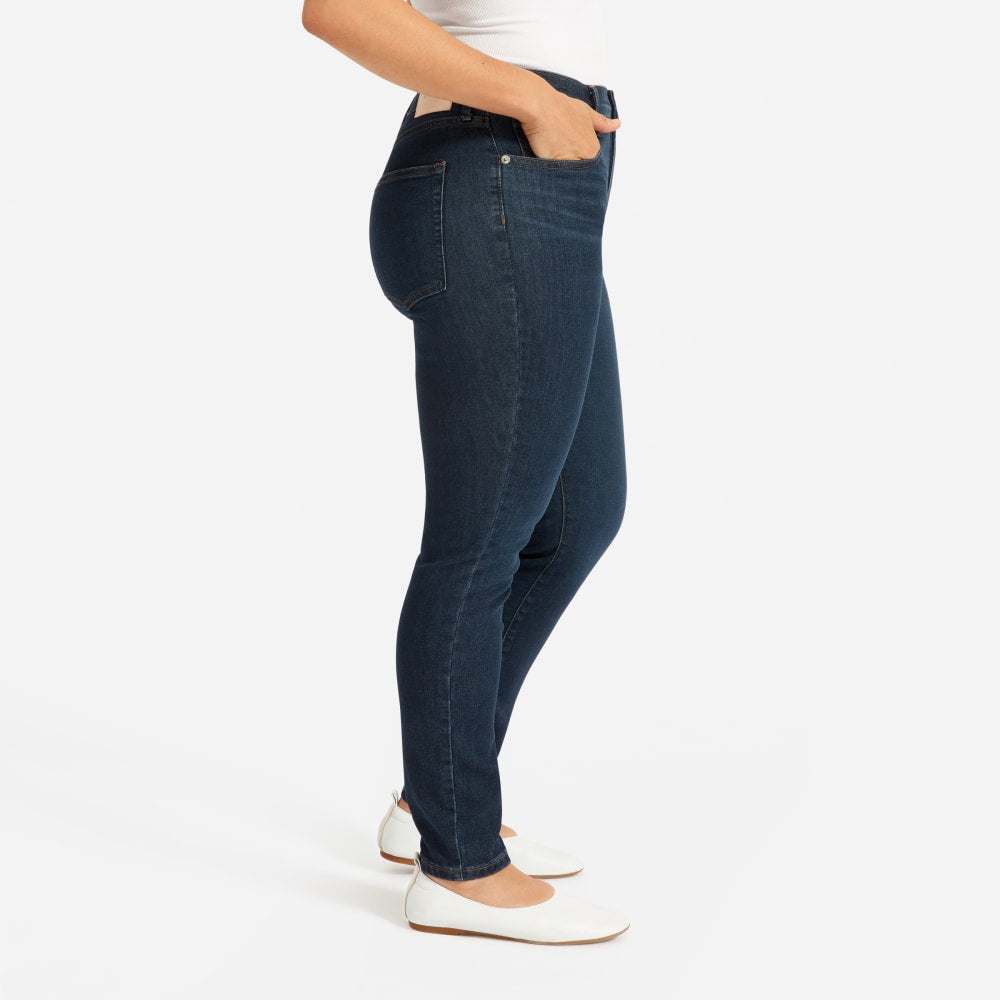 The Authentic Stretch High-Rise Skinny | Deep Indigo | 26.5" Inseam