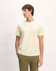 The Essential Organic Garment-Dyed Henley | Parchment