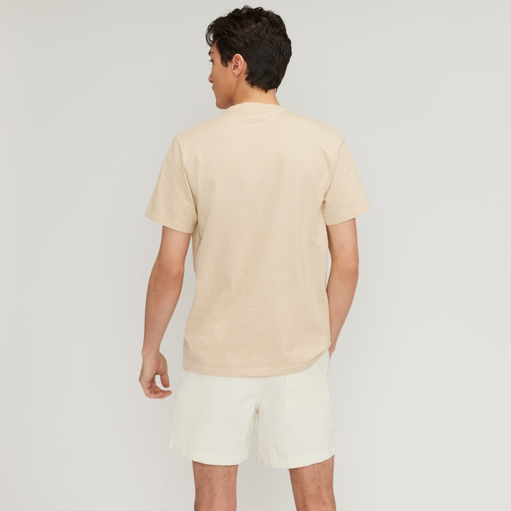 The Premium-Weight Pocket Tee | Uniform | Heathered Cashew