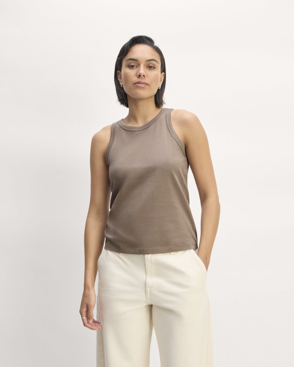 The Tank in Essential Cotton | Clay