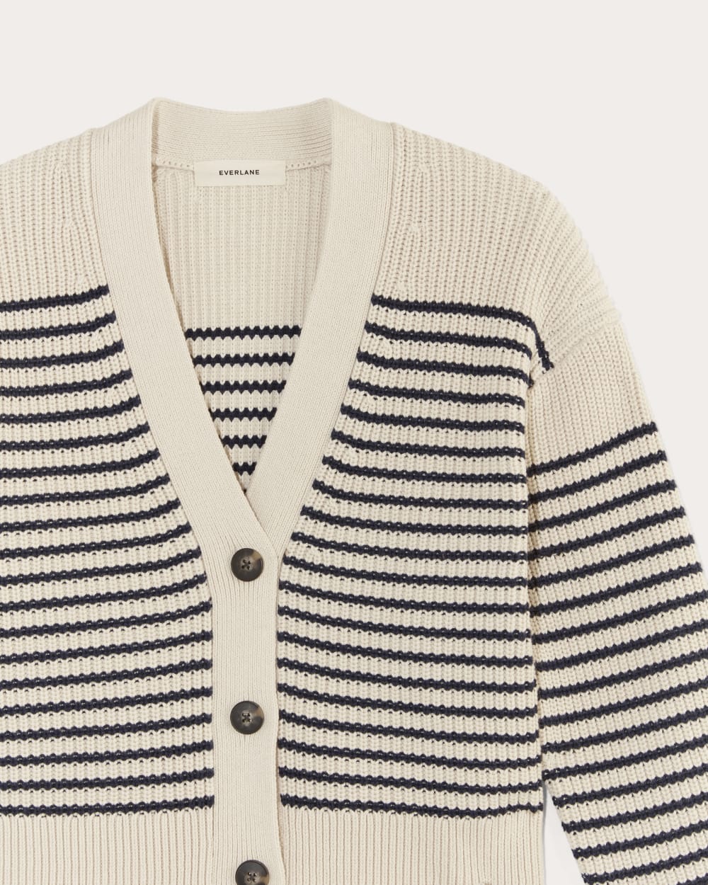 The Boxy Cardigan in Everyday Cotton | Canvas / Navy