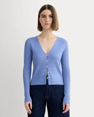 The Cardigan in Ultrasoft Merino | Bluebell