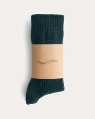 Everlane x Peace & Quiet Cashmere Socks | Pine